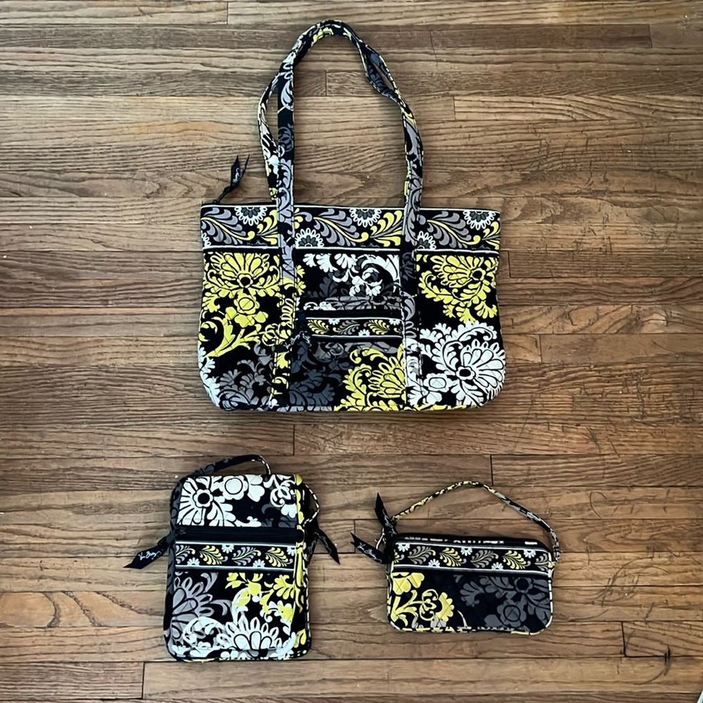 Vera Bradley Baroque 3 Piece Bag Set